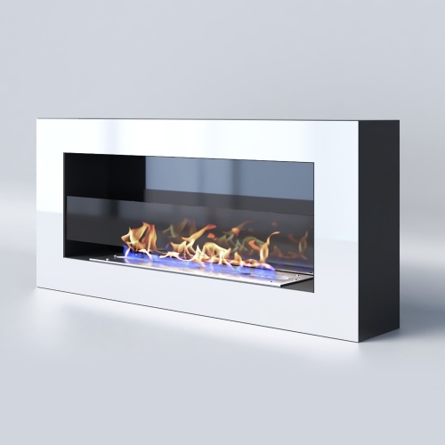 Биокамин "Русский огонь" Хай-тек 900N настенный с декоративным стеклом (стемалитом)