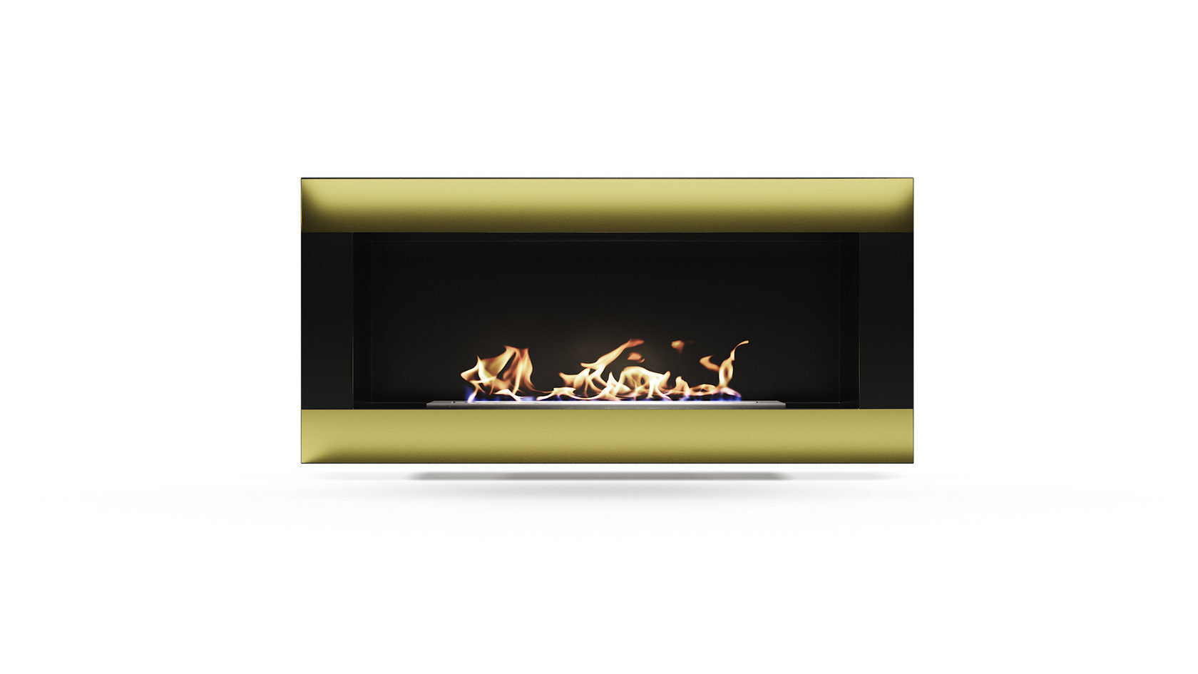 Биокамин "Русский огонь" Голд 1200N настенный с защитным и декоративным стеклом по цене 51 100 руб.