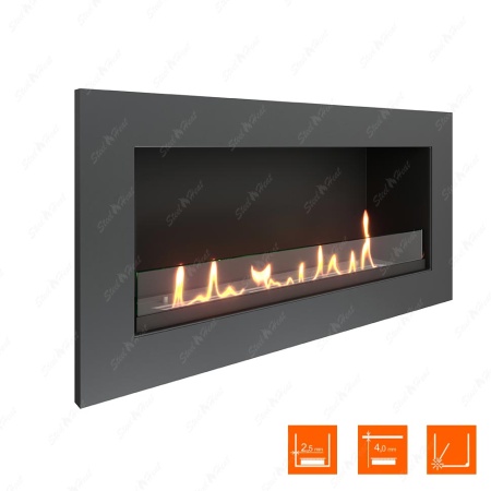 Биокамин SteelHeat ONE 800 XL стекло по цене 31 296 руб.