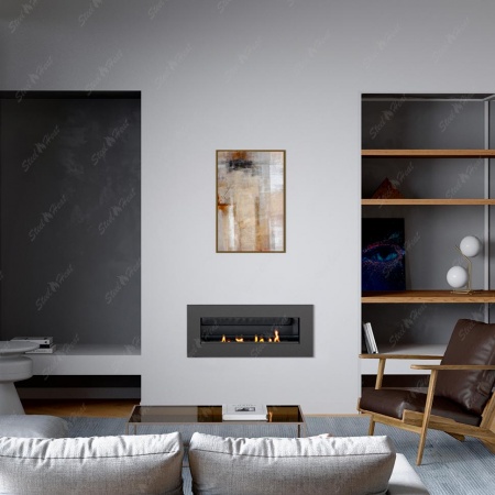 Биокамин SteelHeat ONE 1100 стекло + стемалит по цене 52 400 руб.